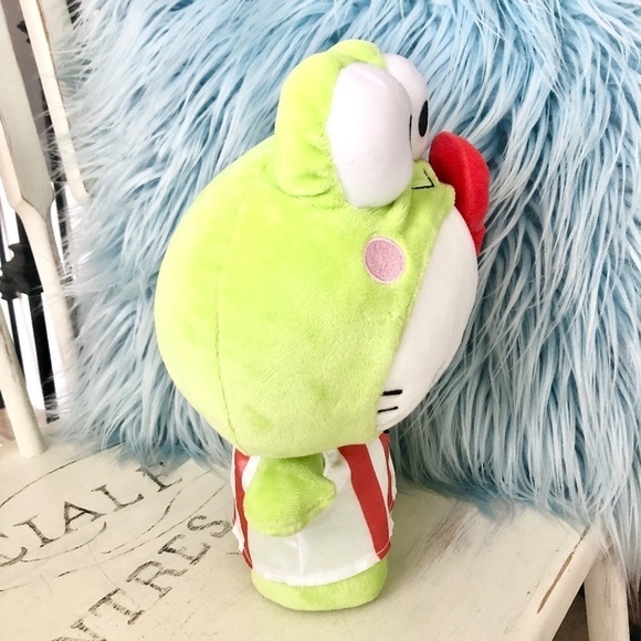 Hello Kitty, In, Keroppi, Costume, Plush, 10", Stuffed Hello Kitty, Toy, NWT - Picture 3 of 12